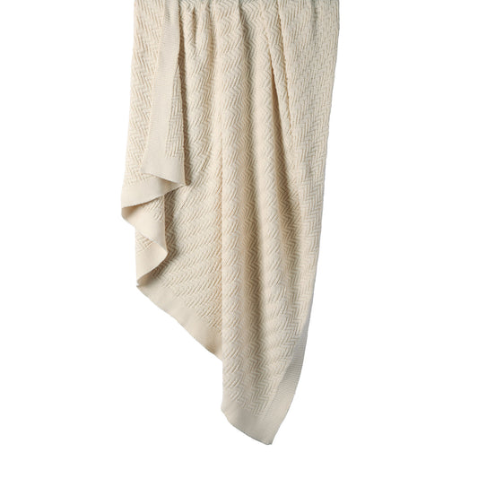Natural Interlace Throw