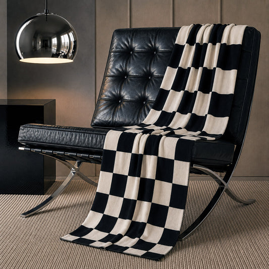 Chequered Board - Reversible Throw