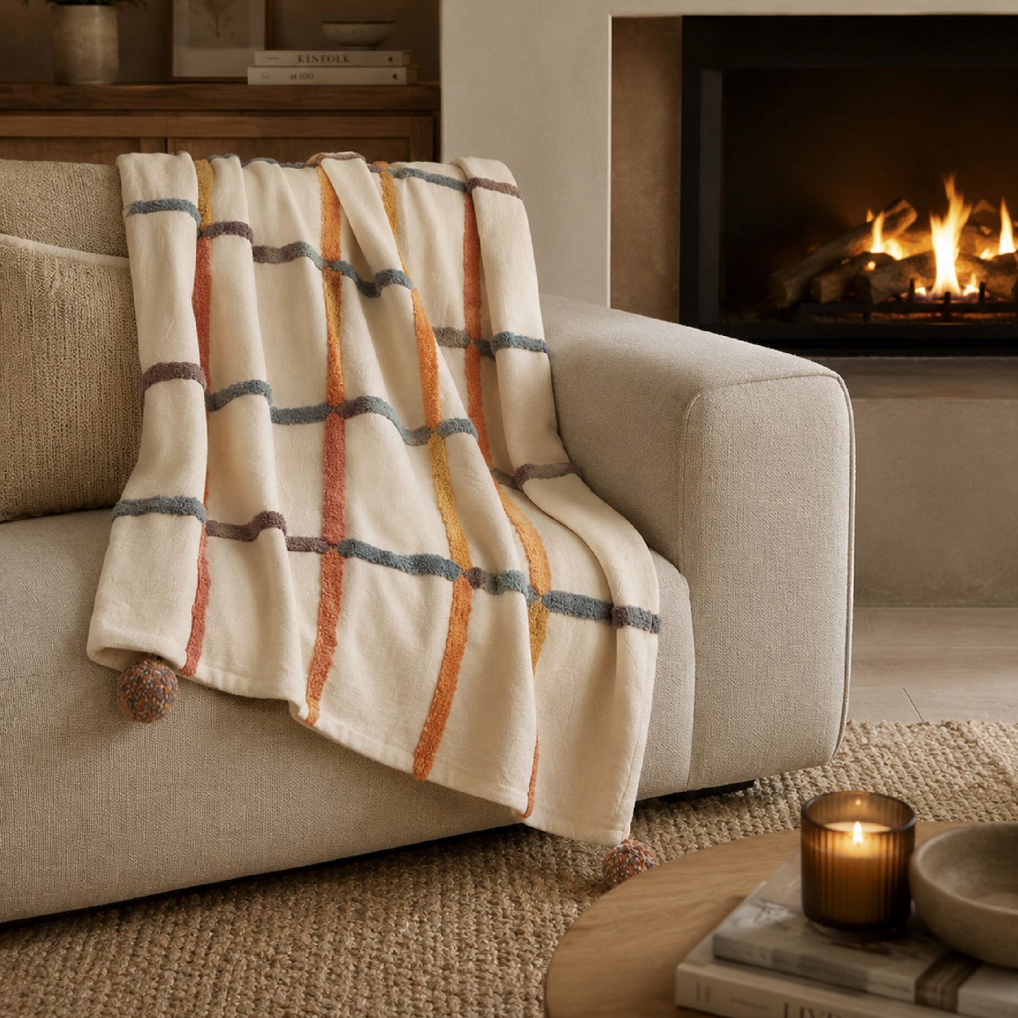 Chequered Throw