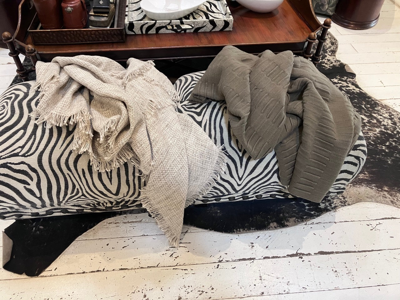 Melange Weave Throw