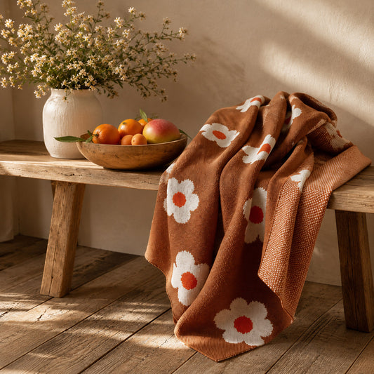 Flowers Throw