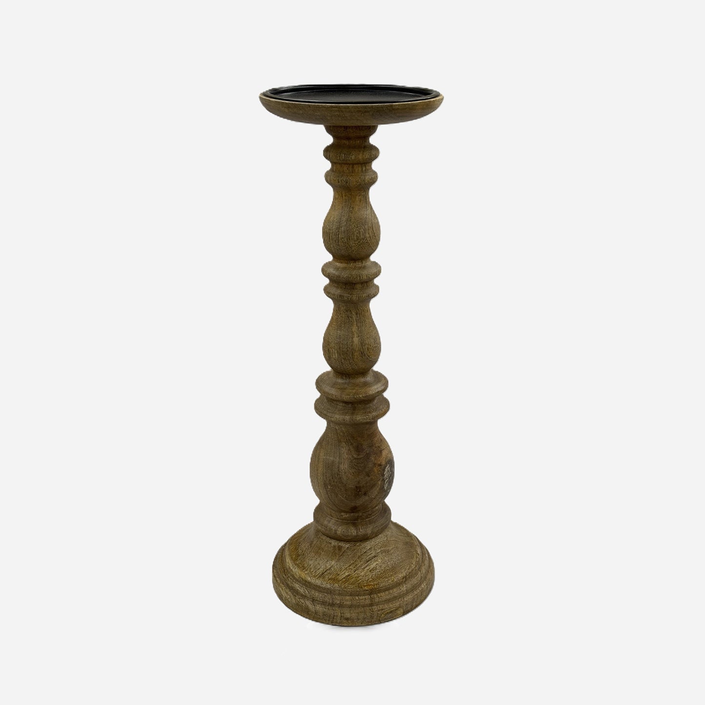 Mango Wood Candle Stand