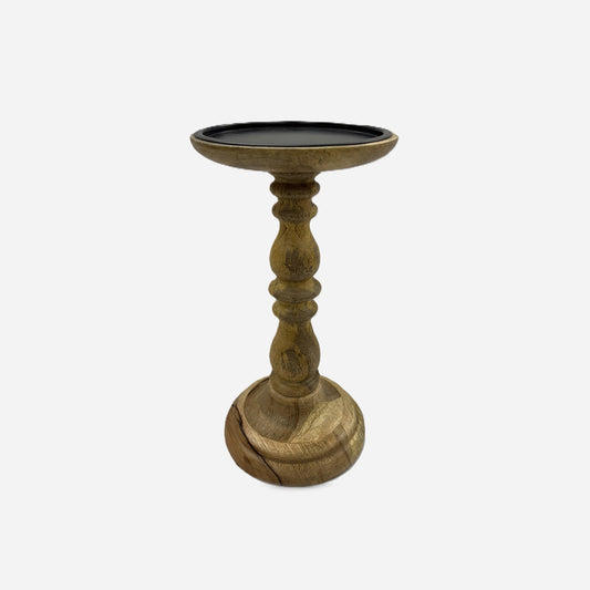 Mango Wood Candle Stand