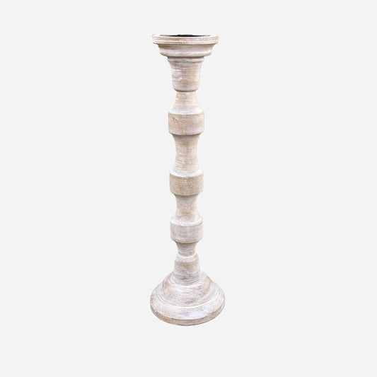 Mango Wood Candle Stand